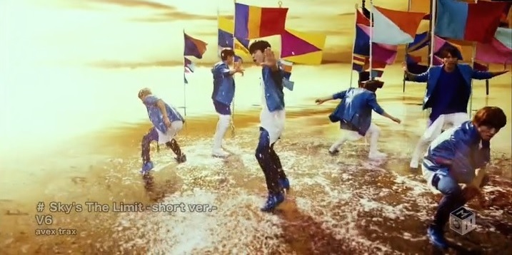 V6 Dances over Water for “Sky’s the Limit” PV