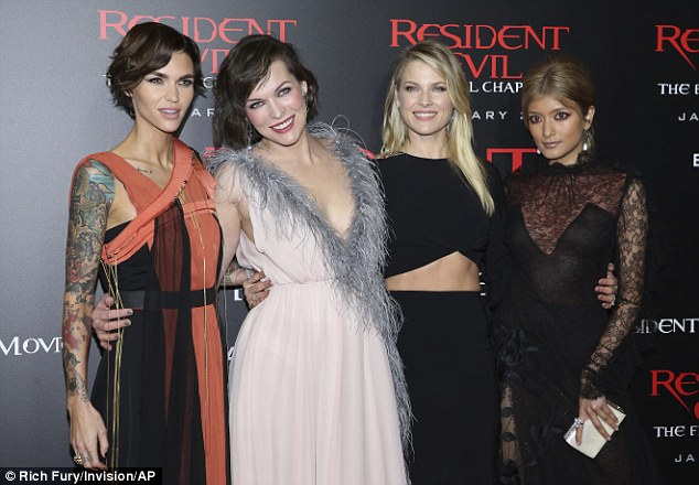 Rola works the red carpet at L.A premiere of “Resident Evil: The Final Chapter”