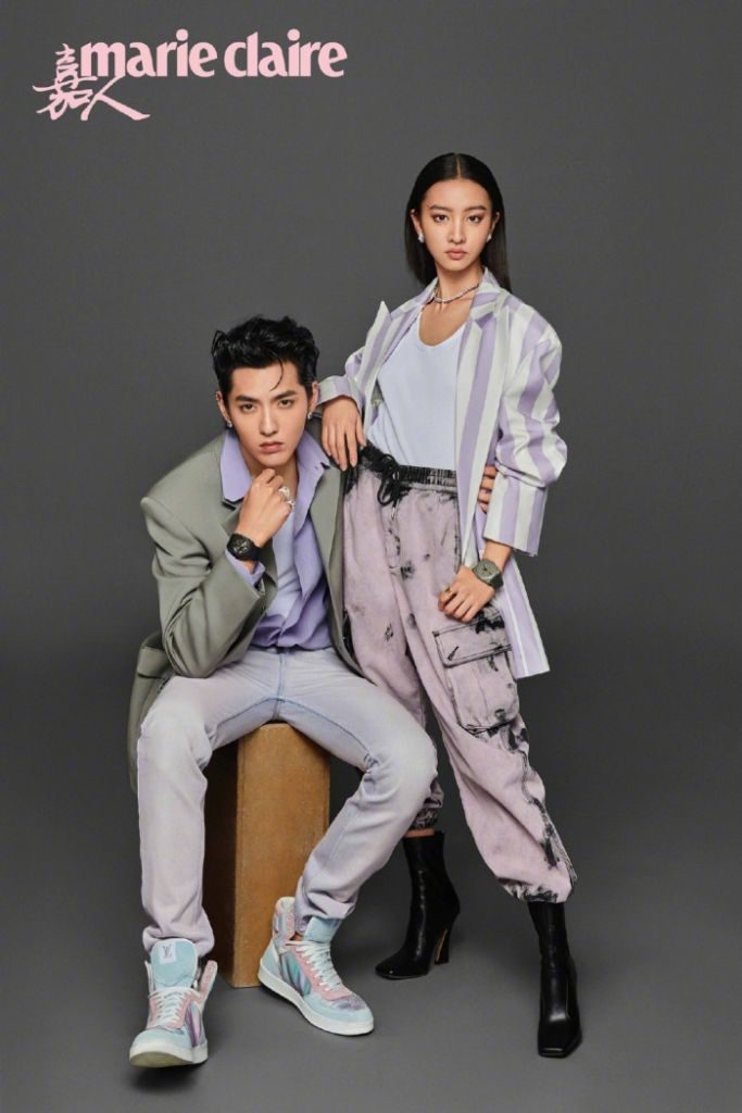Koki teams up with Kris Wu for Marie Claire China
