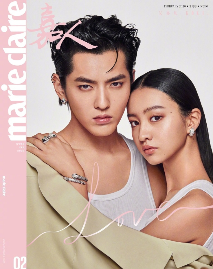 Koki teams up with Kris Wu for Marie Claire China